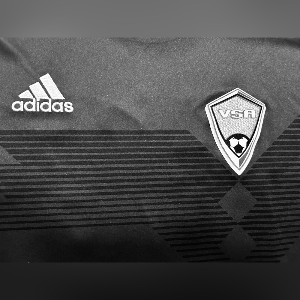Adidas bundle 3 boys L, 14-16 Black and White Soccer Shirts - Picture 6 of 9